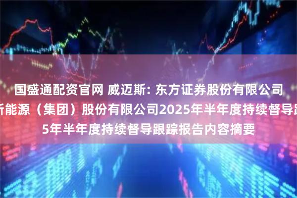 国盛通配资官网 威迈斯: 东方证券股份有限公司关于深圳威迈斯新能源（集团）股份有限公司2025年半年度持续督导跟踪报告内容摘要